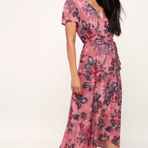 Lulu’s • Wayf Floral Midi Dress - Picture 4 of 7